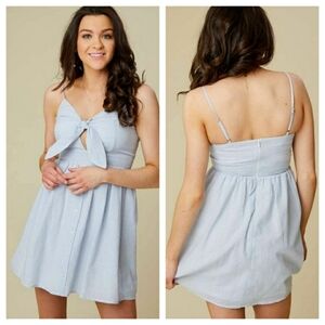Altar'd State Tie Stripe Layne Dress
